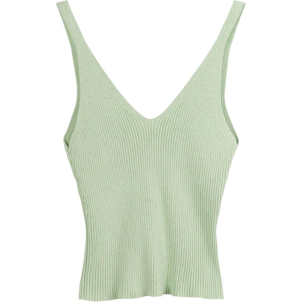 MELA Vyšívaný top Rhada svetlozelená 65652773