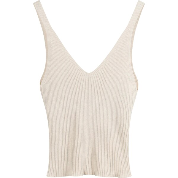 MELA Vyšívaný top RHADA krémová 65652889