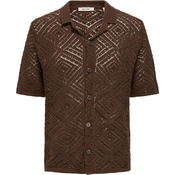Only & Sons Kardigán ONSKolmar tmavohnedá 64356702