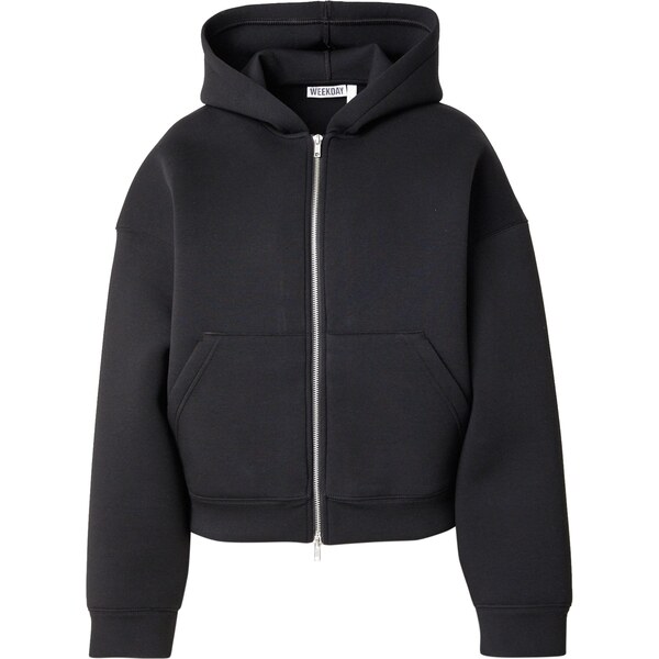 WEEKDAY Tepláková bunda Scarlet čierna 64153147