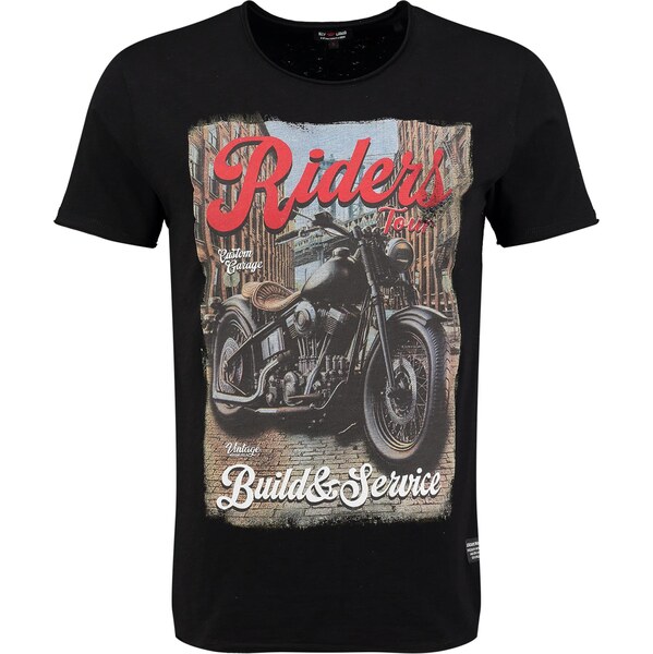 Key Largo Tričko Tour zmiešané farby / čierna 64153161