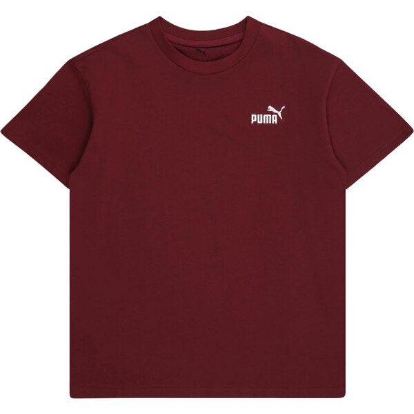 PUMA Tričko Ess No. 1 karmínovo červená 64153209