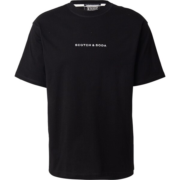 SCOTCH & SODA Tričko čierna / biela 64153319