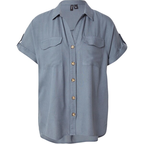 VERO MODA Blúzka VMBUMPY dymovo modrá 64153396