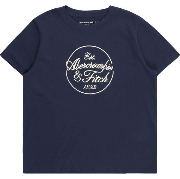 Abercrombie & Fitch Tričko tmavomodrá / biela 64216768