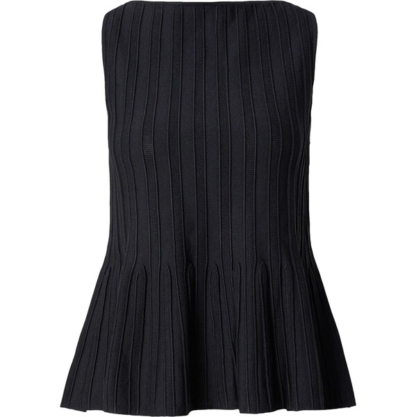 & Other Stories Vyšívaný top čierna 65881800