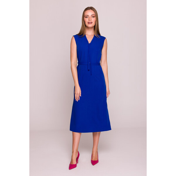 Stylove Midi šaty so zaväzovaním | modrá S410 64154946