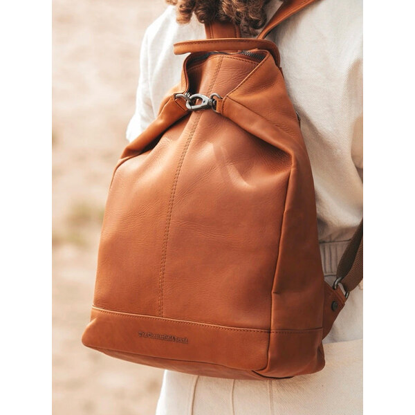 Dámsky kožený batoh The Chesterfield Brand Menchester - koňak 64167638
