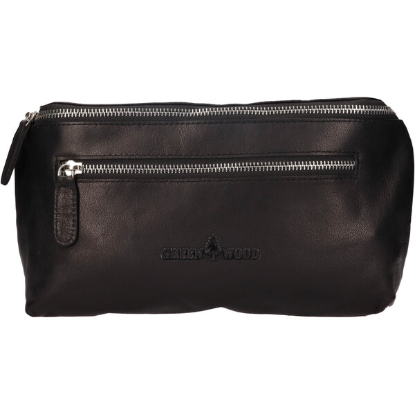 Kožená dámska oblička Greenwood Astrid - čierna 64167656