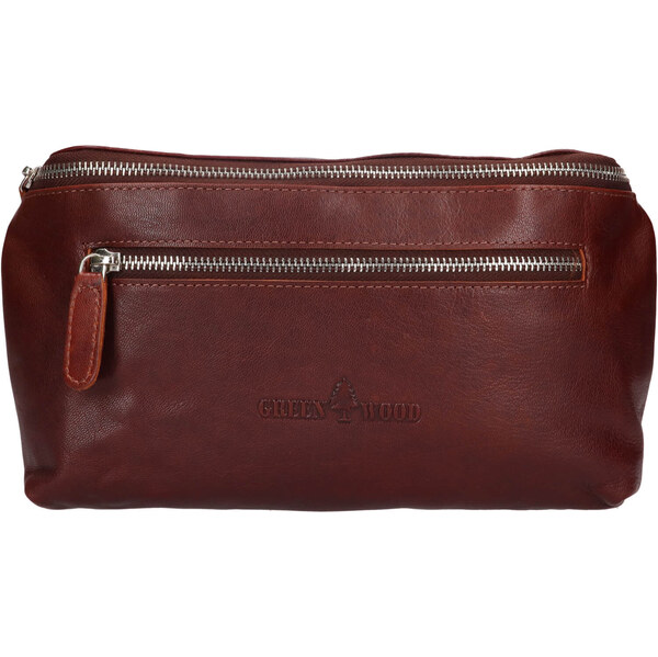 Kožená dámska oblička Greenwood Astrid - koňak 64167657