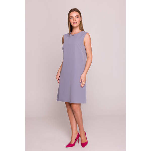 Stylove Dámske šaty bez rukávov | šedá S408 64170477