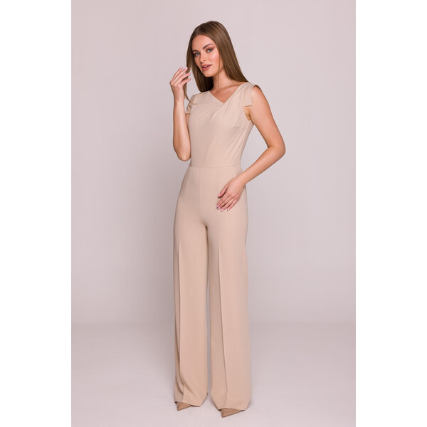 Stylove Overal s asymetrickým výstrihom | béžová S407 64170470