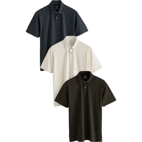 Next Tričko námornícka modrá / hnedá / biela 64173987