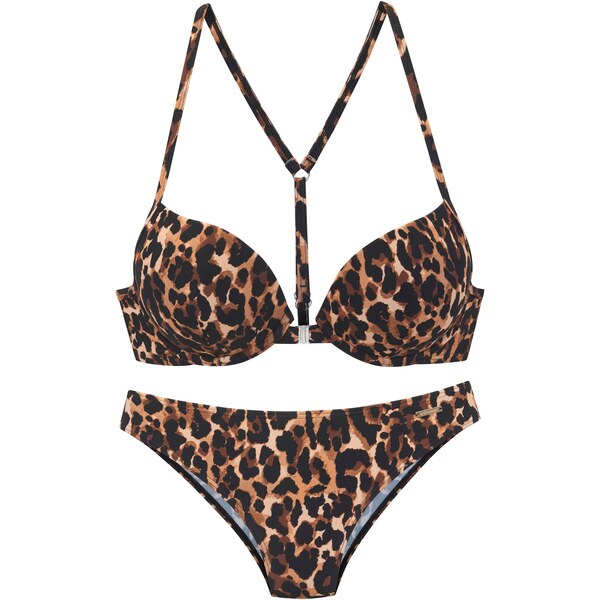 Bruno Banani Bikiny béžová / hnedá / čierna 64563859