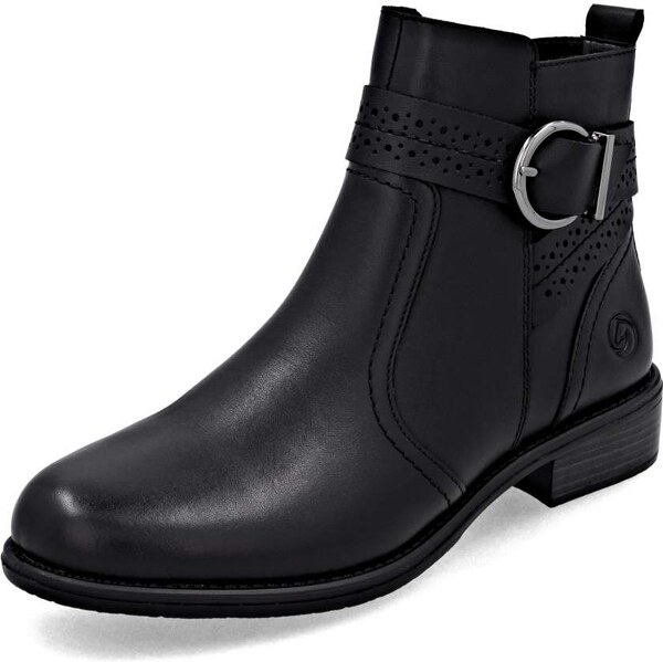 RIEKER Dámska členková obuv REMONTE D0F81-00 čierna W5 64174954