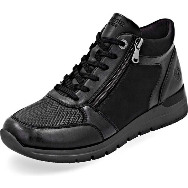 RIEKER Dámska členková obuv REMONTE R6776-02 čierna W5 64194941