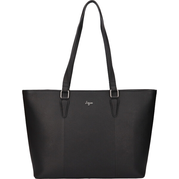 Lagen Dámska kožená kabelka BLC-224/2777 čierna 64196541