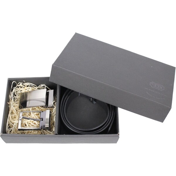 Penny Belts Pánsky darčekový set opasku čierny 60928114