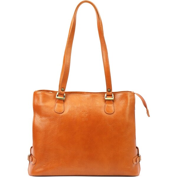 FLORENCE Dámska kožená kabelka PARIS camel 20415070