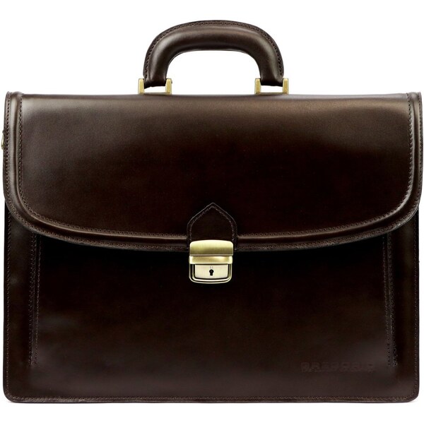 Gregorio Kožená aktovka Charlie tm. hnedá 15367700