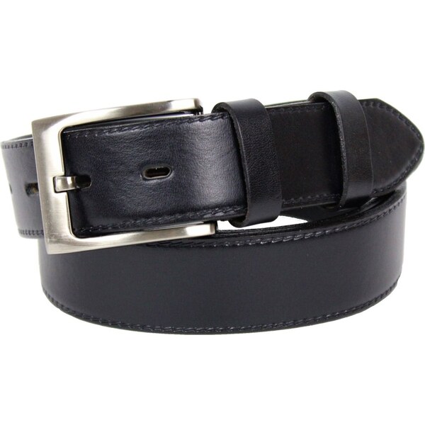 Penny Belts Pánsky kožený opasok 35-020-4 čierny 37844698