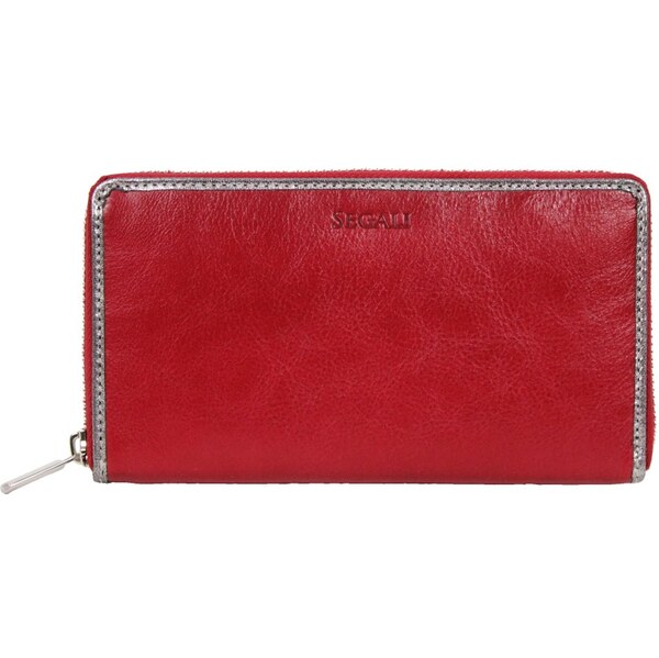 SEGALI Dámska kožená peňaženka 2612069086 Fiamma červená 35335686