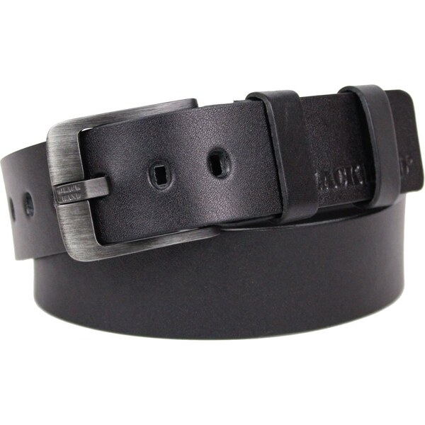 Black Hand Pánsky kožený opasok Black Hand 2002-98 čierny 39698285
