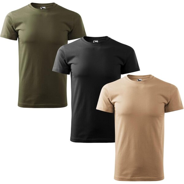 MALFINI Tričko Basic 3Pack 64196687