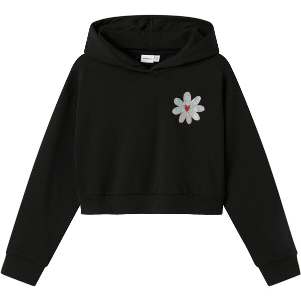 NAME IT Mikina NKFKory svetloružová / čierna / strieborná / biela 64201457