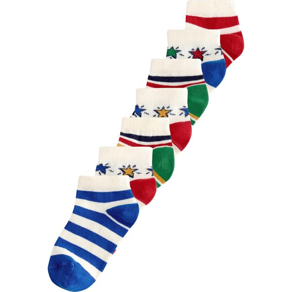 Next Ponožky kobaltovomodrá / zelená / červená / biela 64465391