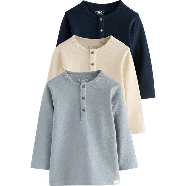 Next Tričko žltohnedá / námornícka modrá / svetlomodrá 64488281