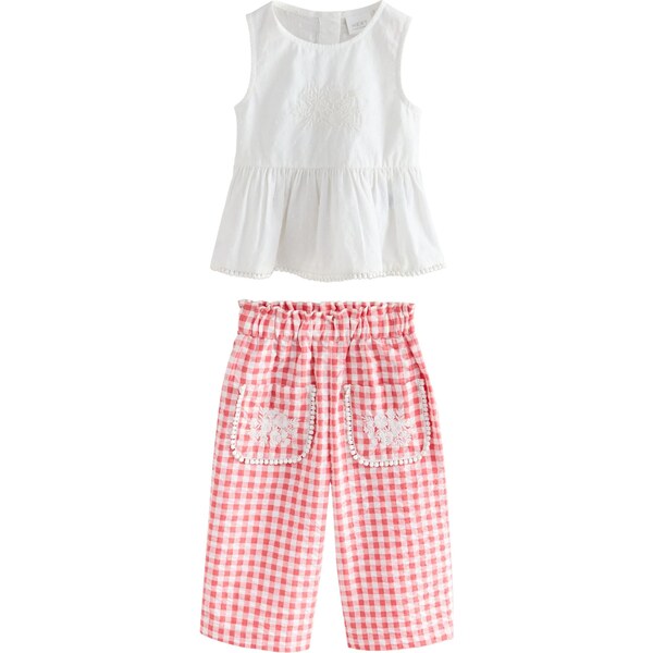 Next Set svetločervená / biela 64528628