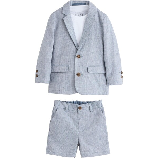 Next Set modrá melírovaná / biela 64293828