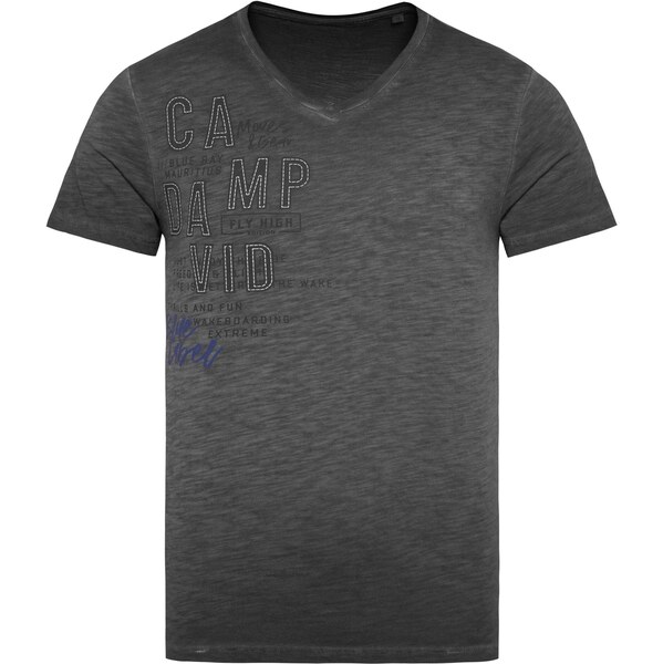 CAMP DAVID Tričko modrá / čierna melírovaná / biela 64201679