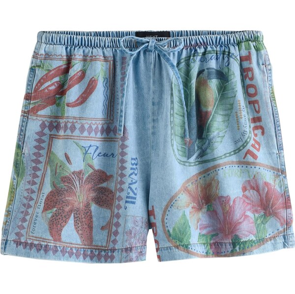 Next Džínsy svetlomodrá / svetložltá / svetlozelená / ohnivo červená 66105205