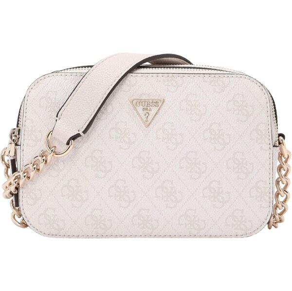 GUESS Taška cez rameno NOELLE II CROSSBODY CAMERA púdrová / šedobiela 64201873