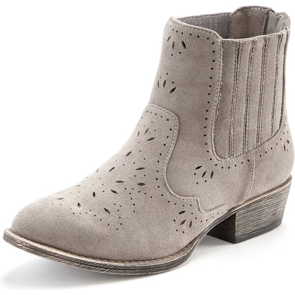 LASCANA Členkové čižmy sivá 64470105