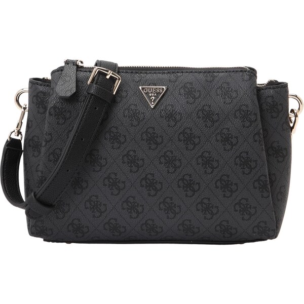 GUESS Taška cez rameno NOELLE II TRI COMP CROSSBODY tmavosivá / čierna 64202125