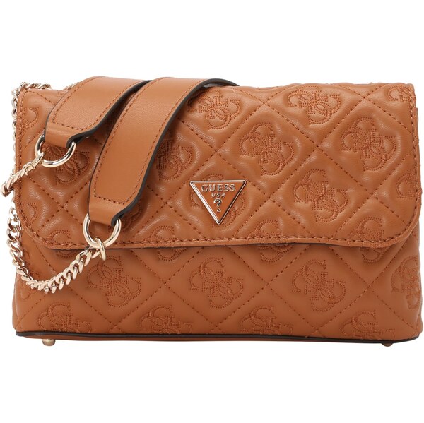GUESS Taška cez rameno ADELASIA CNVRTBLE XBODY FLAP karamelová 64202126