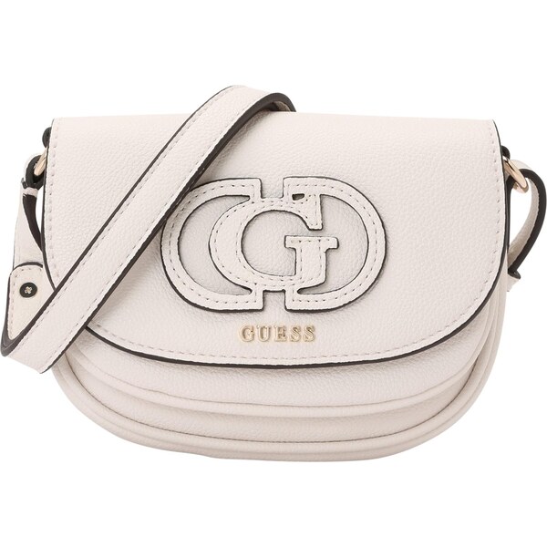 GUESS Kabelka na rameno CALEBRA MINI CNVRTBL XBDY FLAP šedobiela 64202142