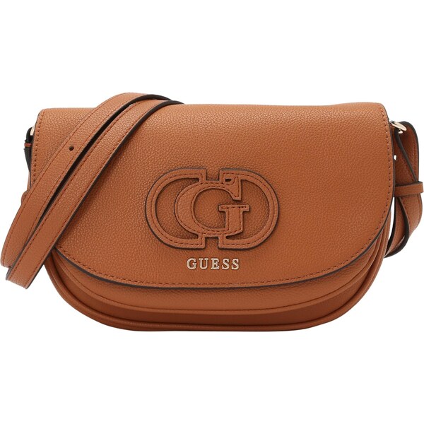 GUESS Taška cez rameno CALEBRA CONVERTIBLE XBODY FLAP karamelová 64202144
