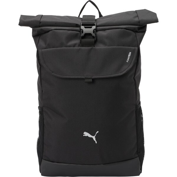 PUMA Batoh TECH Roll Top čierna / biela 64202145