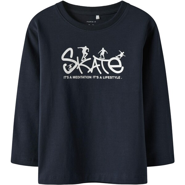 NAME IT Tričko NMMLORCAN námornícka modrá / biela 64201493