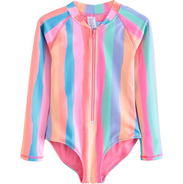Next Jednodielne plavky azúrová / marhuľová / ružová / melónová 64216589