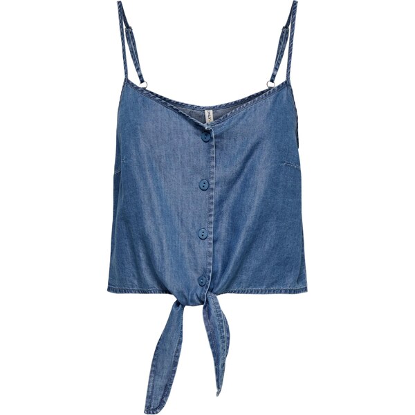 ONLY Top ONLBEA modrá denim 64201907