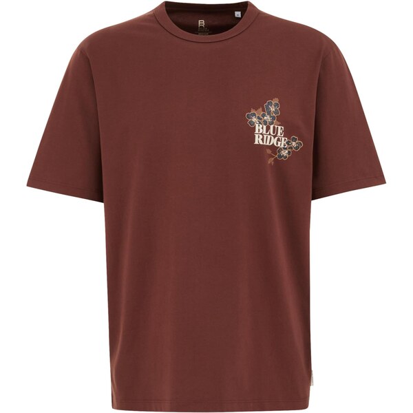 WE Fashion Tričko námornícka modrá / hnedá / koňaková / biela 64266654