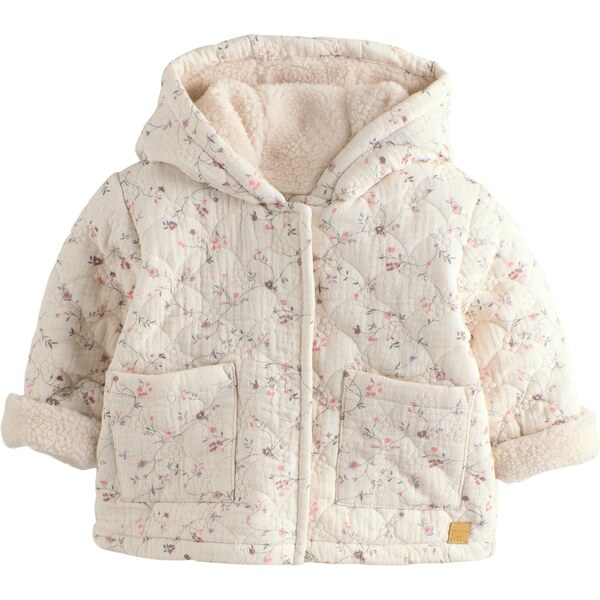 Next Kabát nebielená / tmavosivá / svetloružová 65878363