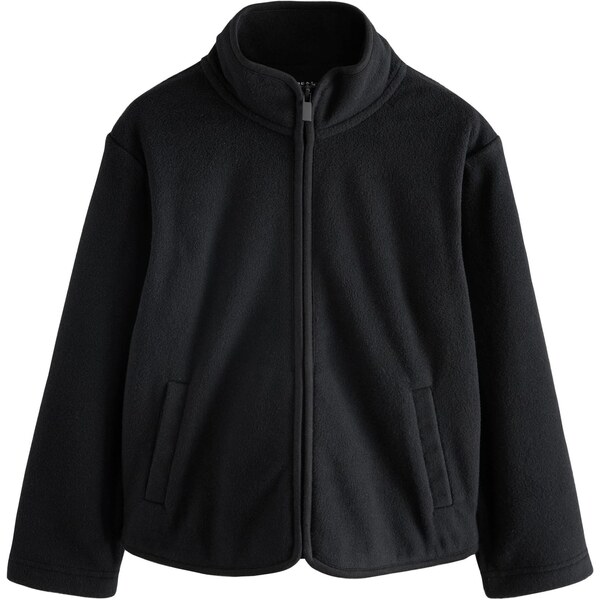 Next Flisová bunda čierna 64265485