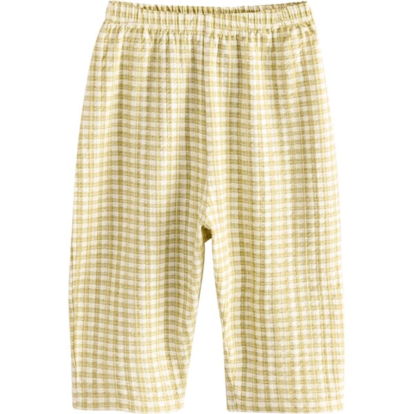 Next Nohavice krémová / olivová 64427957