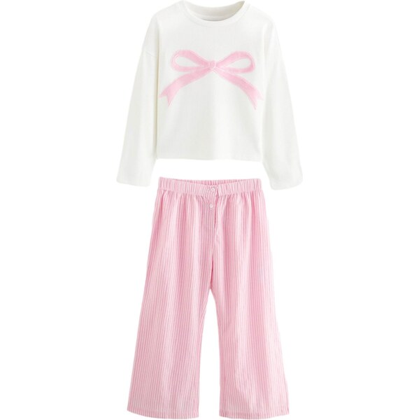 Next Pyžamo ružová / biela 65879516